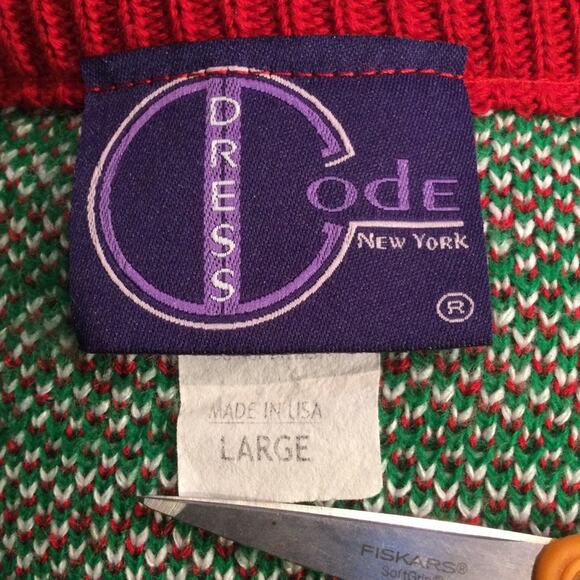 Ugly Christmas Sweater Men’s L Dan Crenshaw ‘All I Want is Affordable Gas’ - Picture 3 of 5